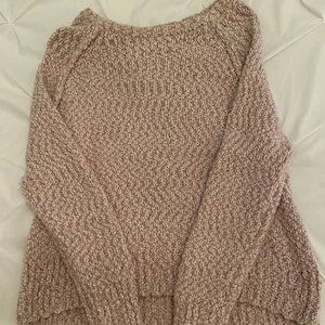 Light Pink and Tan Sweater